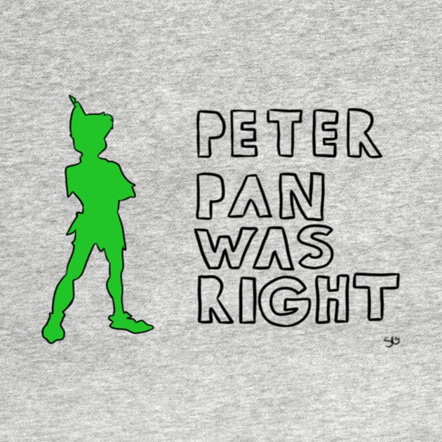 Peter Pan Was Right by comicalweaboo